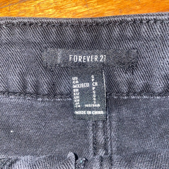 Jean mini skirt black - Picture 5 of 5